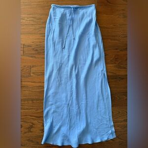 Madewell Blue Maxi Skirt